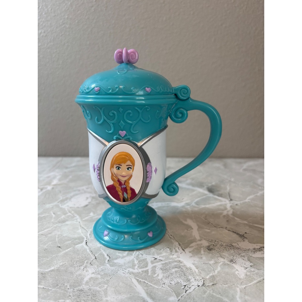 Disney On Ice Frozen Anna Elsa‎ Lidded Cup Mug Sippy Cup Toddler Girl Kid